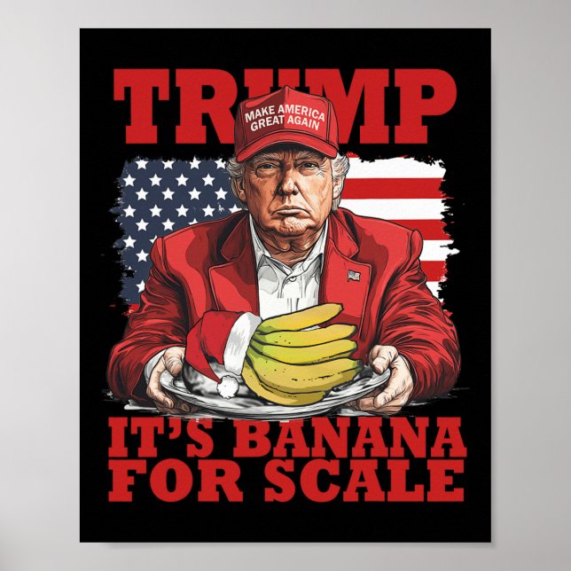 Trump dess Banana (för ) Starship Funny Trump Poster (Framsidan)