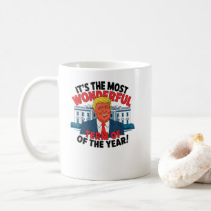 Trump Det är årets mest underbara period! Kaffemugg