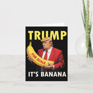 Trump Det är banan (för skala) Starship Roligt 1 Kort