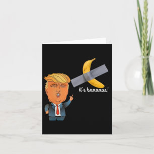 Trump Det är banan (för skala) Starship Roligt Tru Kort