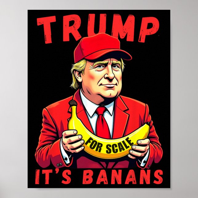 Trump Det är Banana (för ) Starship Poster (Framsidan)