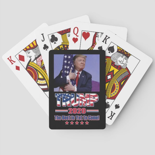 Trump - det bästa är ännu för Komen Casinokort (Baksidan)