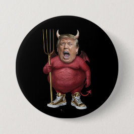 Trump Devil Button Knapp