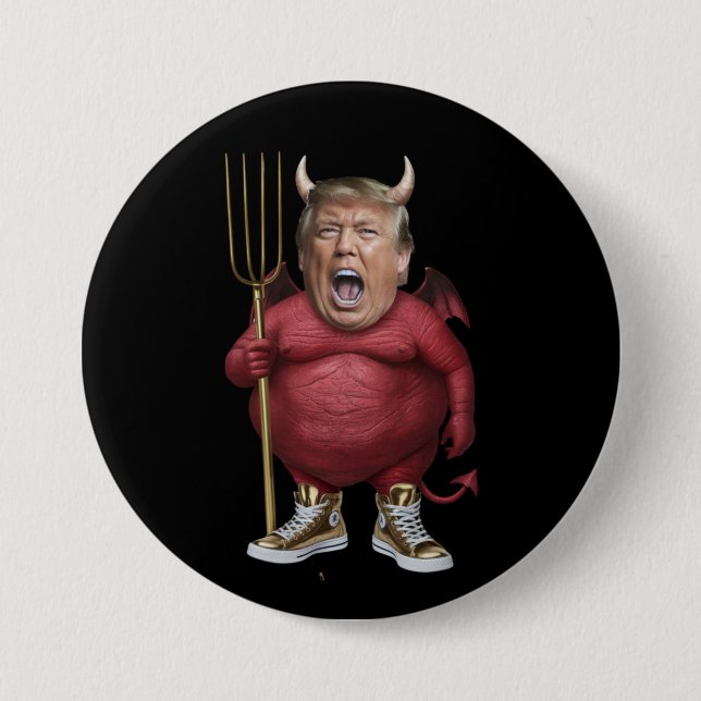 Trump Devil Button Knapp (Framsida)