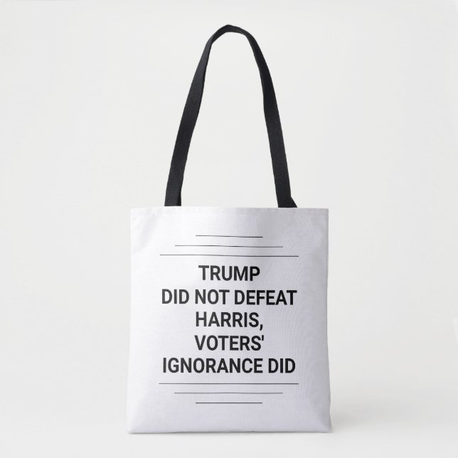 Trump Did Not Defeat Harris Tygkasse (Framsida)