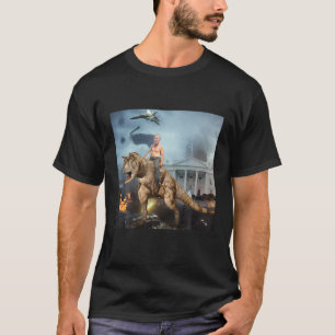Trump Dino RIder Funny T Shirt