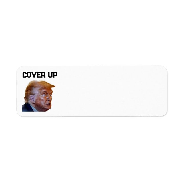 Trump Dölj Returadressetikett Returadress Etikett (Framsidan)