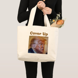 Trump/Dölj Totebag Jumbo Tygkasse
