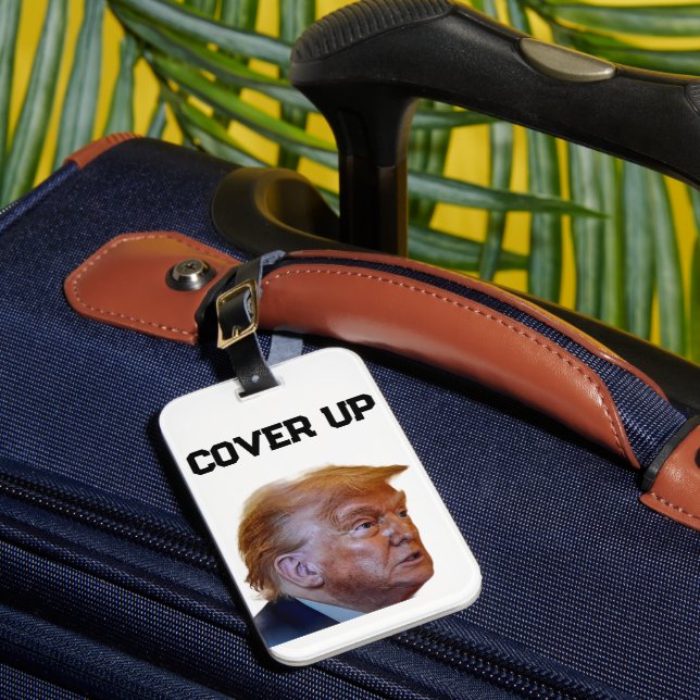 Trump Döljer Bagageetikett Bagagebricka (Framsida Insitu 1)