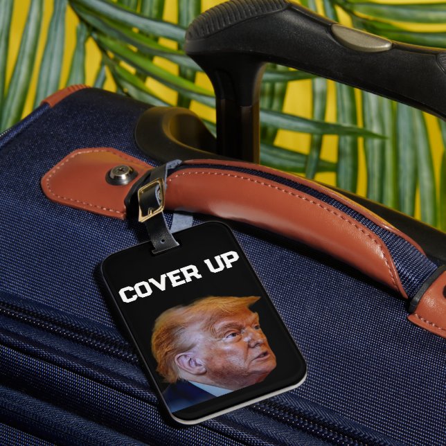 Trump Döljer Resväskemärke Bagagebricka (Framsida Insitu 1)
