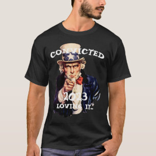 Trump Dömd 2023 Farbror Sam T Shirt