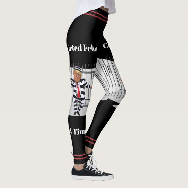 Trump dömd Felon Leggings (Höger)