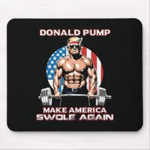 Trump Donald Pump Gör Amerika Swole igen Musmatta