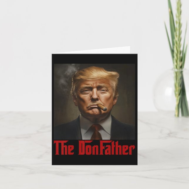 Trump Donfather - Coola American President Kort (Framsida)