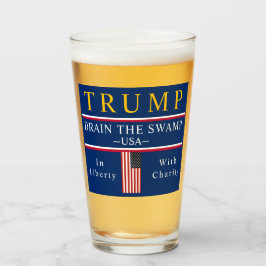 Trump Drain the Swamp Tumbler Glaskopp