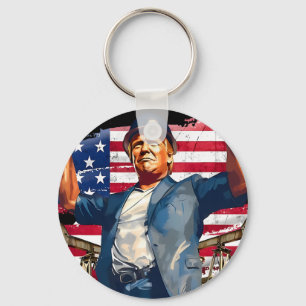 Trump Drill Baby Drill Trump 2024  Nyckelring