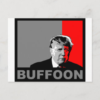 Trump/Drumpf: Buffoon Vykort