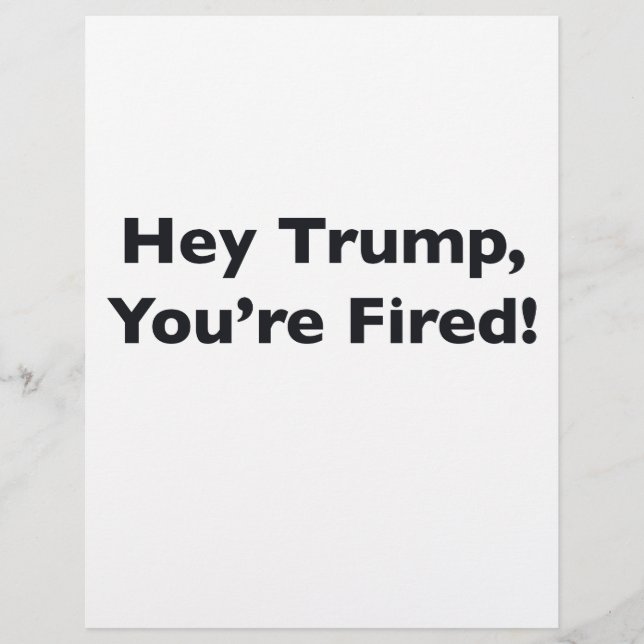 Trump, du är utbränd! (Framsida)