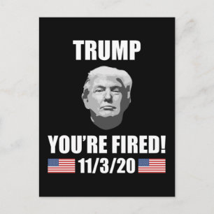 Trump - du är uttorkad! 2020 Valets anti-trump Vykort