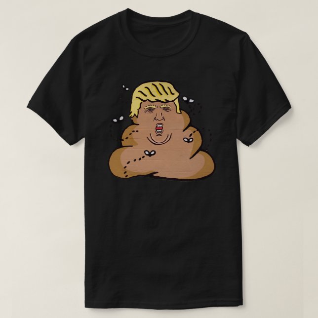 Trump Dump - Graffiti Stil Decal Donald Trump Sti T Shirt (Design framsida)