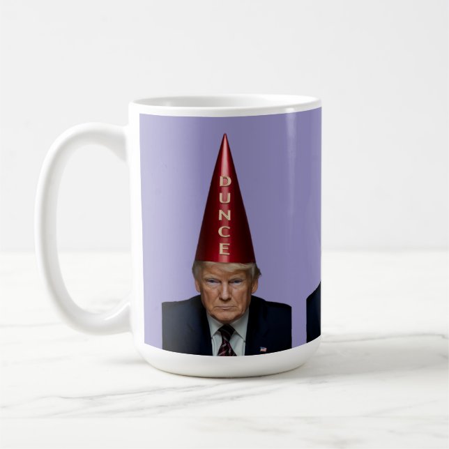Trump Dunce Mug Kaffemugg (Vänster)