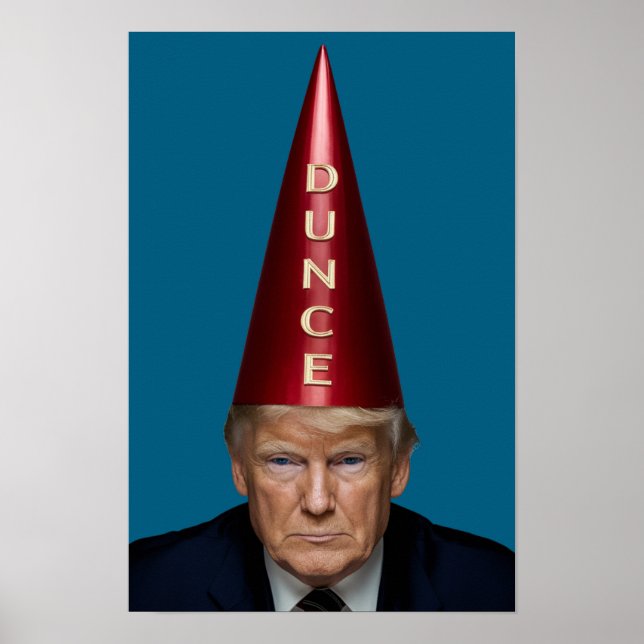 Trump Dunce Poster (Framsidan)