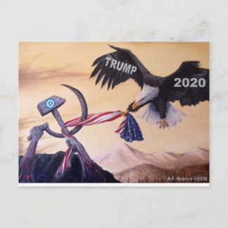 Trump Eagle 2020 vykort