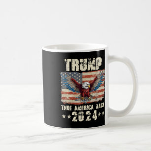 Trump Eagle USA President 2024 Ta Amerika tillbaka Kaffemugg