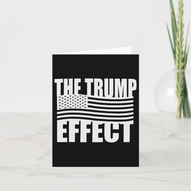 Trump Effect Funny Trump 2024 med Amerika C Kort (Framsida)