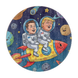 Trump & Elon Space Adventure, Cosmic Journey