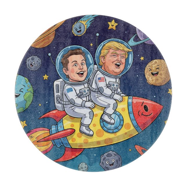 Trump & Elon Space Adventure, Cosmic Journey (Framsidan)