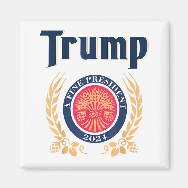Trump En Bra President 2024 Magnet (Framsidan)