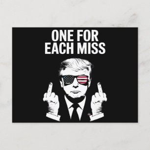 Trump En För Varje Miss Vykort