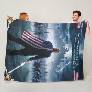 Trump Epic Warrior Blanket Fleecefilt