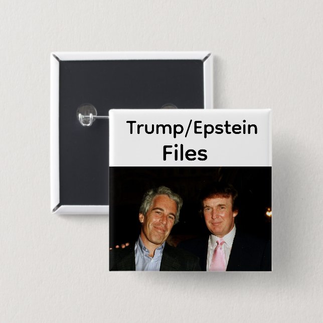 Trump/Epstein-filer knapp (Framsida & baksida)