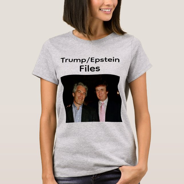 Trump/Epstein-filer T-shirt (Framsida)