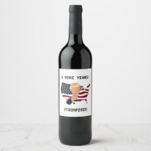 Trump-etikettuppsättning för Vin