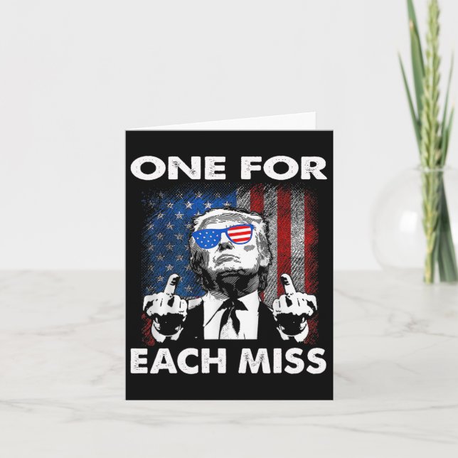 Trump ett för varje miss kort (Framsida)