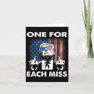 Trump ett för varje miss kort