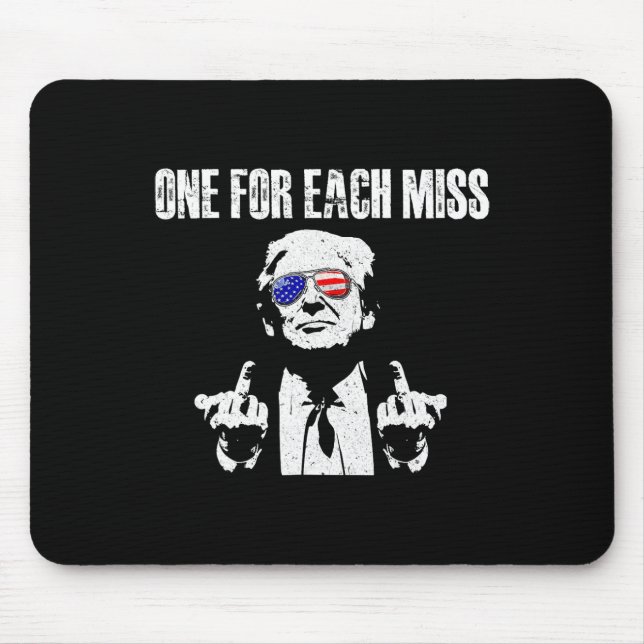 Trump ett för varje miss musmatta (Framsidan)
