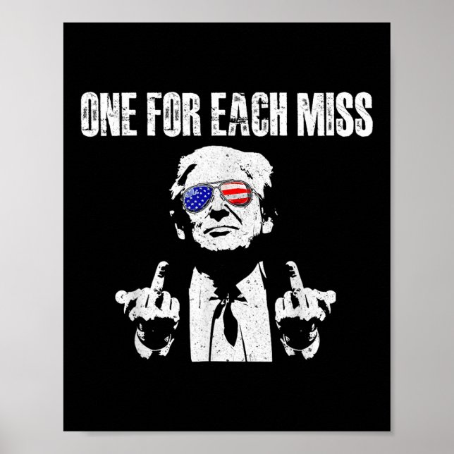 Trump ett för varje miss poster (Framsidan)