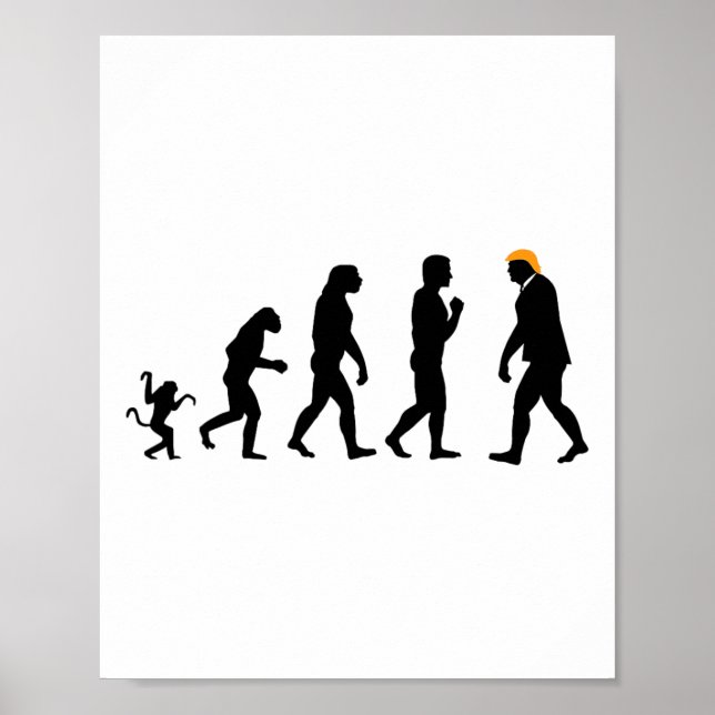 Trump Evolution Resistnony Donald Trump Poster (Framsidan)