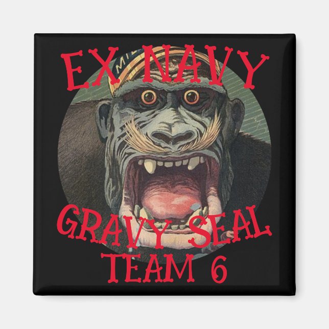 Trump Ex Navy Elefantsäl Bok Reality-TV HG Magnet (Framsidan)