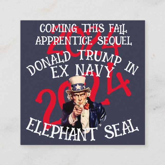 Trump Ex Navy Elephant Seal Cage Fighting Tilläggskort (Framsida)
