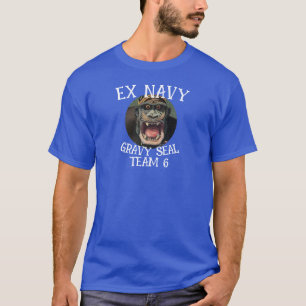 Trump Ex Navy Sjöelefant Försegling Team 6 Fru Fes T Shirt