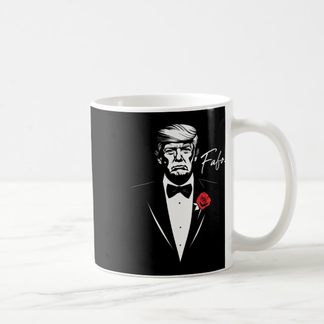 Trump Fafo F Around Find Out Roligt  Kaffemugg (Höger)