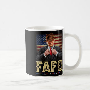 Trump Fafo F Around Find Out US Flagga Patriotic Kaffemugg