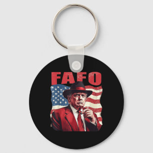 Trump Fafo Funny Fafo Trump American Flagga Nyckelring
