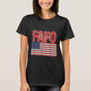 Trump Fafo, Funny Fafo Trump American Flagga T Shirt