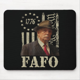 Trump Fafo, Retro Fafo Trump American Flagga Musmatta